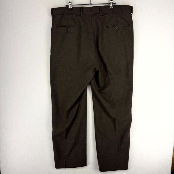 Palo Savino Wool Blend Dress Pants Bremen Trousers Mens Size 37‎ Reg Cut - Picture 4 of 12